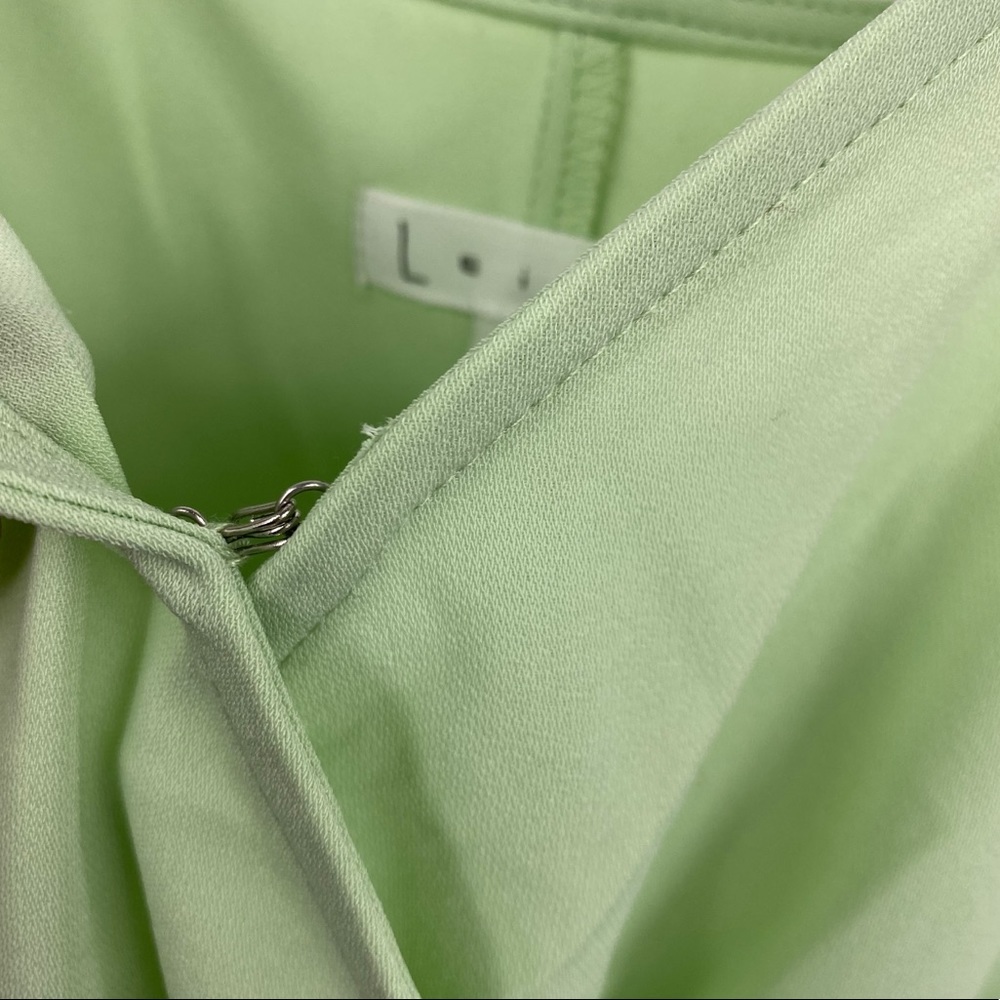 Leith Faux Wrap Camisole Green NWT Sz XS - Picture 4 of 8